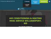 Tablet Screenshot of careservicesinc.com